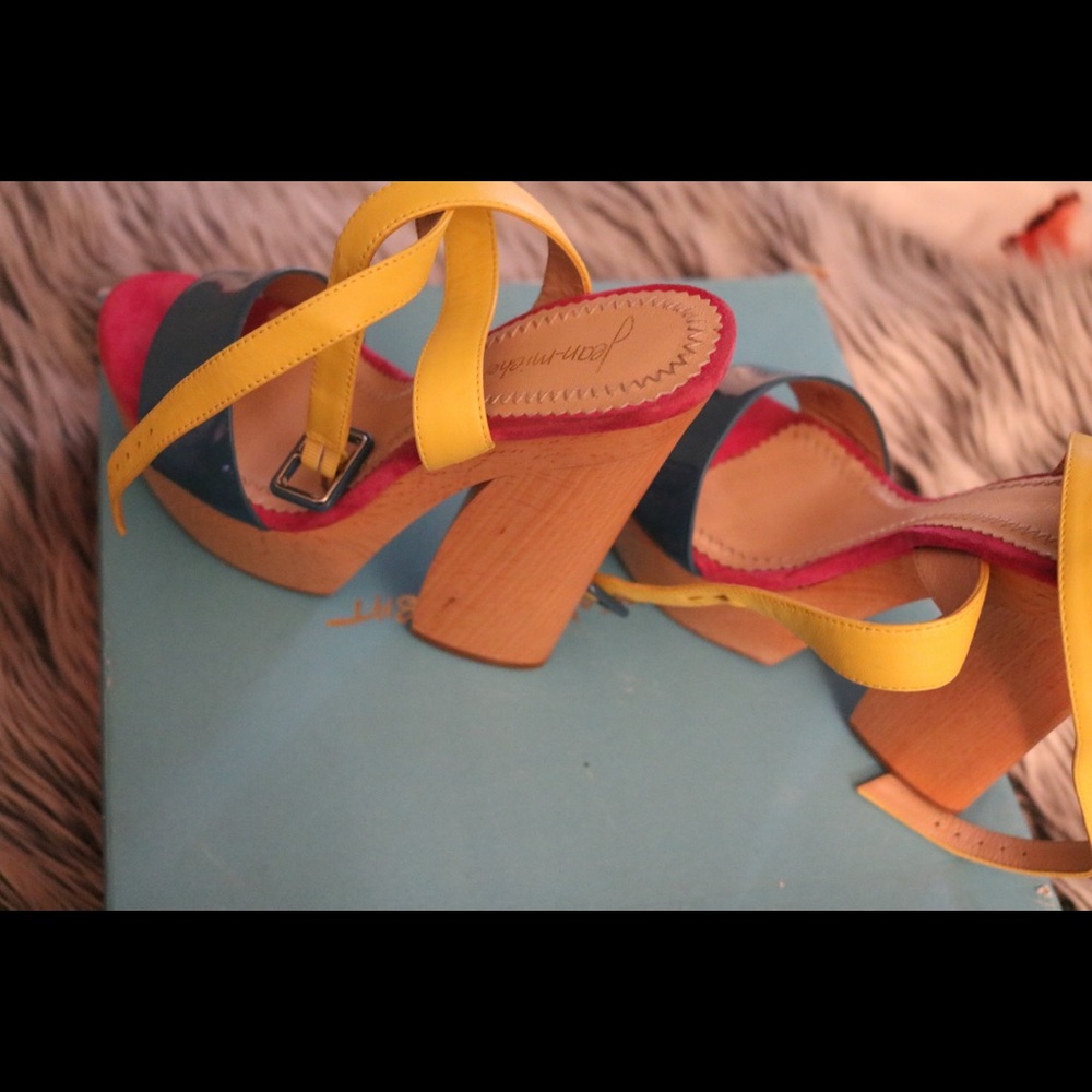 Jean-Michel Cazabat Sandals. Size 37.5. Multicolor